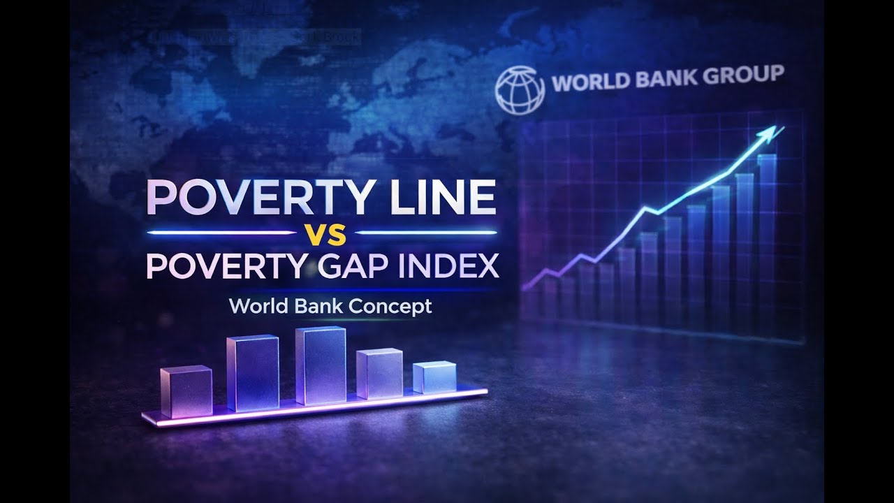 Poverty Line & Poverty Gap Index in One Video | Easy Explanation with Examples
