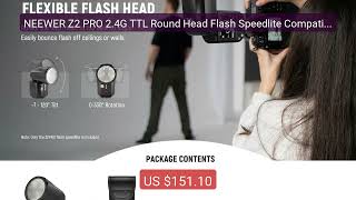 NEEWER Z2 PRO 2.4G TTL Round Head Flash Speedlite Compatibl... — Top Pick 2026 | Unbeatable Price!