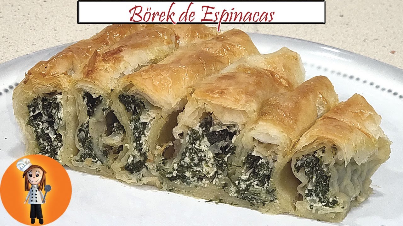 Borek Empanada Turca rellena de Espinacas | Receta de Cocina en Familia -  YouTube