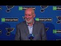 Doug Armstrong on naming Drew Bannister as interim head coach