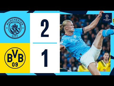 HIGHLIGHTS | Man City 2-1 Borussia Dortmund | Stones and Haaland INCREDIBLE goals | Champions League