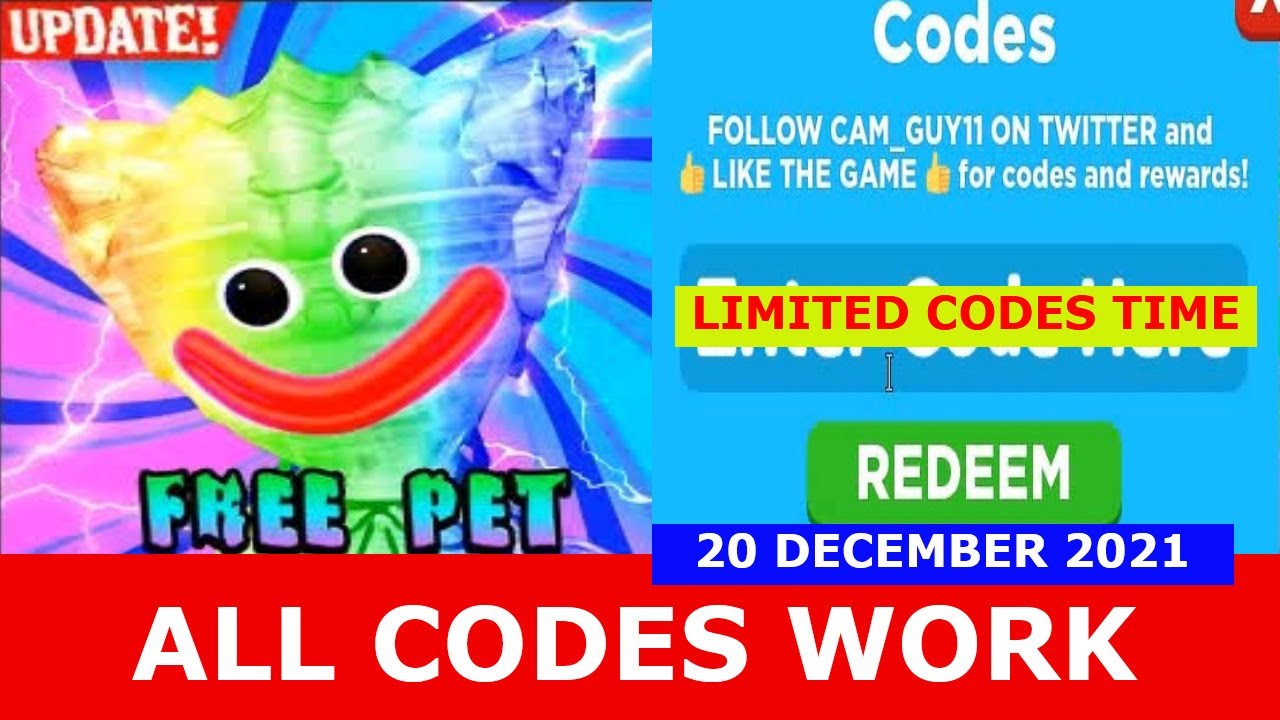 ALL CODES WORK *CHRISTMAS EVENT PART 2* [FREE +1 PET EQUIP] Candy Eating Simulator ROBLOX