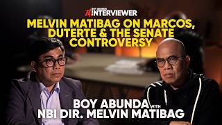 Nbi Director Melvin Matibag On Marcos, Duterte & The Senate Controversy
