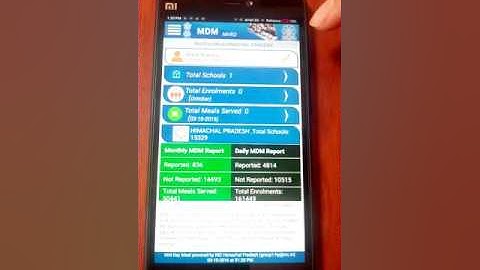 "MDM Daily Data Reporting Through Android App"