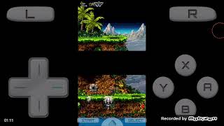Contra 4 character select, arcade mode, stage 1 jungle, nomal level