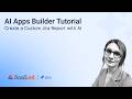 How to Create a Sprint Velocity Report in Jira with AI | AI Apps Builder Tutorial