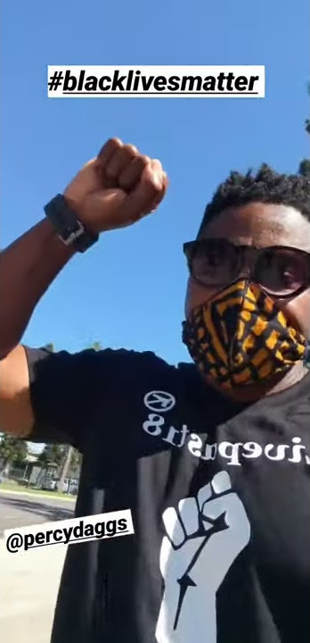 Kareem Grimes and Percy Daggs III Peaceful Protest