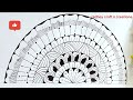Easy Half Mandala Drawing ✍️ | Step by Step Tutorial #MandalaArt #HalfMandala #Drawing Tutorial