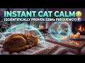 Fireplace &amp; Cat Purring 528Hz — Stress Gone in a Cozy Living Room
