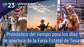Feria Estatal de Texas: Este es el pronóstico del tiempo para los días de apertura y te decimos cómo