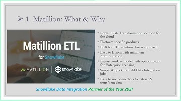 Matillion 1st Session