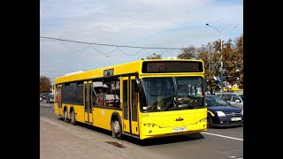 Автобус Минска МАЗ-107.466,гос.№ АЕ 8188-7,марш.145с (02.01.2020)