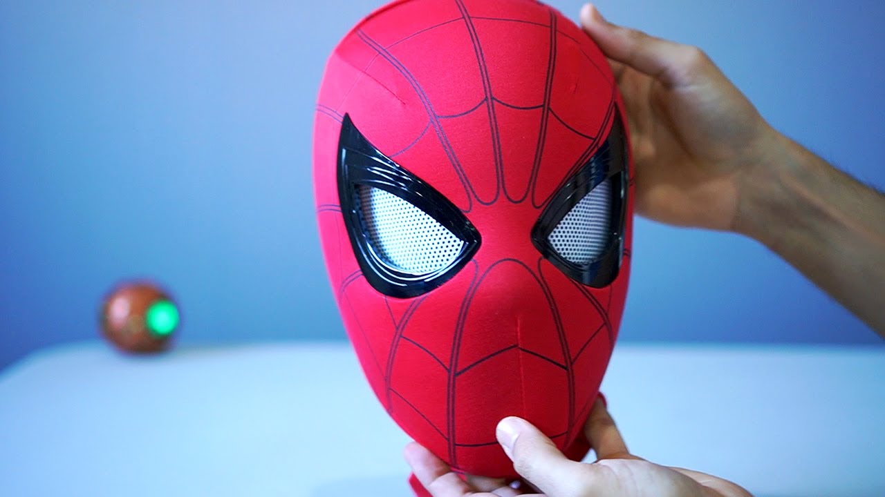 Spider-Man Mask With Mechanical Lenses (Unboxing) - YouTube