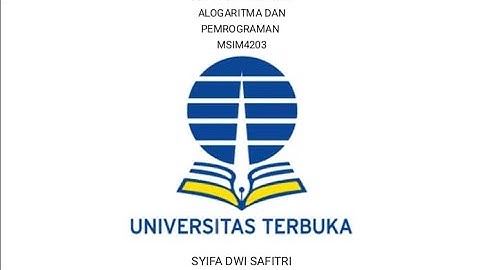 Tugas 1 Praktikum Alogaritma dan Pemrograman MSIM4203