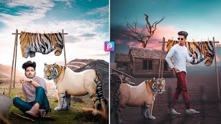 Picsart Tiger Manipulation Editing || Tiger Photo Editing Picsart - Picsart Editing screenshot 4