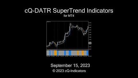 cQ-DATR SuperTrend MT4 Indicator