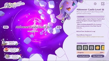 Abbowser Castle level 16 | 100% | wuthering waves