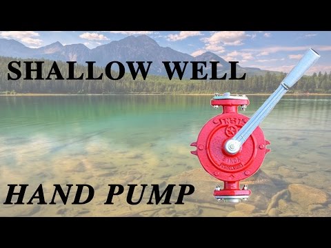 How do you install a deep well pump?