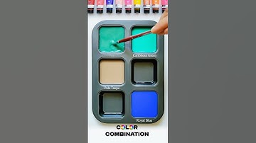 💚🤎💙The Most Soothing Yet Bold 💚🤎💙Color Fusion.Caribbean Green × Pale Taupe × Royal Blue.#trending