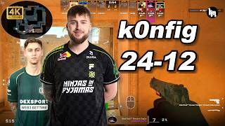 🔥k0nfig vs donk (24-12) 1.94 Rating | Teammate: Adamb | Mirage POV | Aug 19, 2026