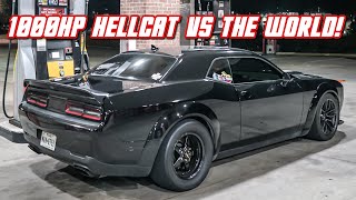 RACING MY 1000HP HELLCAT AGAINST FAST CARS!