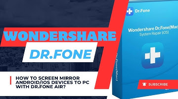 How To Screen Mirroring Android/iPhone To Windows/Pc | Wondershare Dr.Fone in (Urdu)