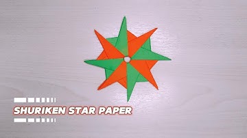 How to Make a Paper Ninja Star (Shuriken) ⭐ | Easy Origami Tutorial