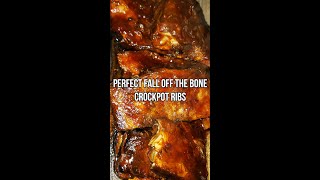 Fall Off The Bone Crockpot Ribs