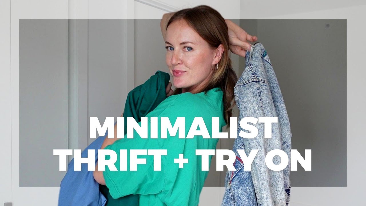 Thrift with me colorful minimalist wardrobe hip toddler clothes at