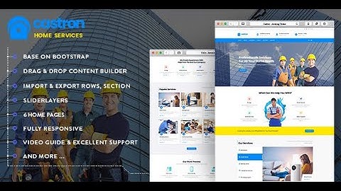 Castron - Responsive Multipurpose Business Drupal 8 Theme - Existing Installtion