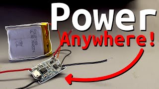 Power Your Projects With Batteries! (LiPo/Li-ion)