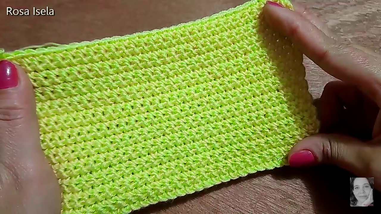 Punto bajo en X ( tejido en recto)