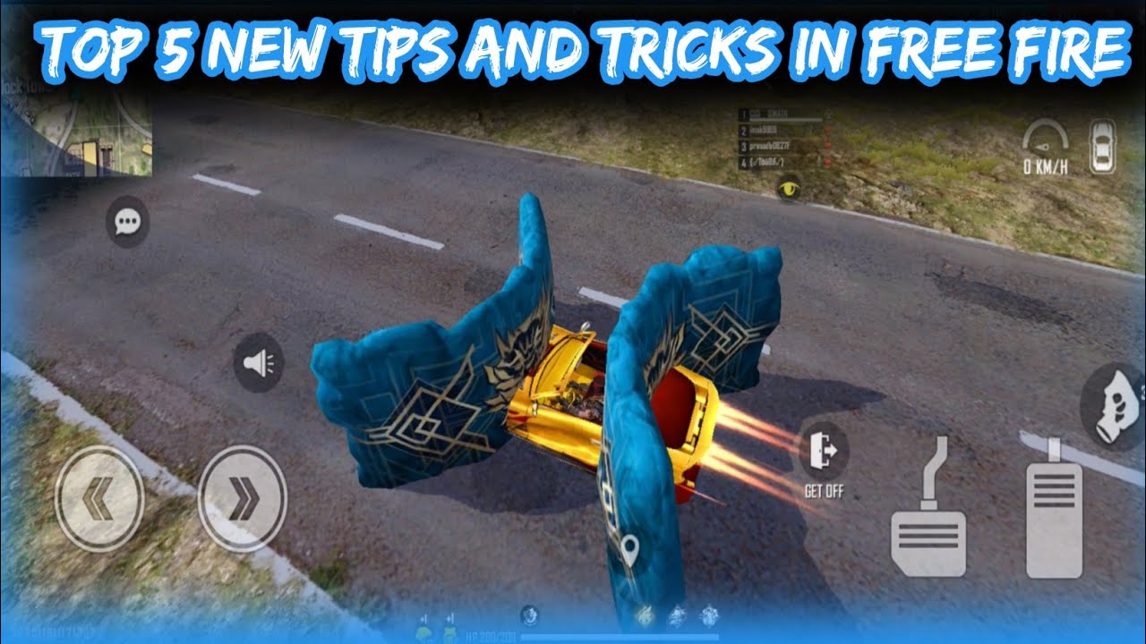 TOP 5 NEW SECRET TIPS & TRICKS IN FREE FIRE 2021 - CSS SINATH GAMING