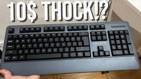 Modding a membrane keyboard to sound mechanical…