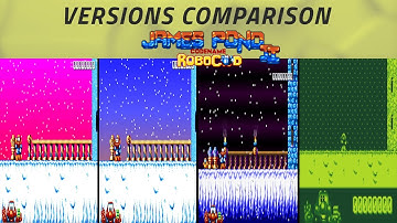 James Pond 2: Codename: RoboCod -Versions Comparison- Amiga, Atari ST, CD32, MS-DOS and much more!