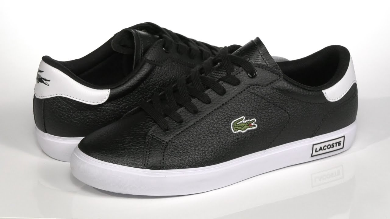 lacoste shoes for men black