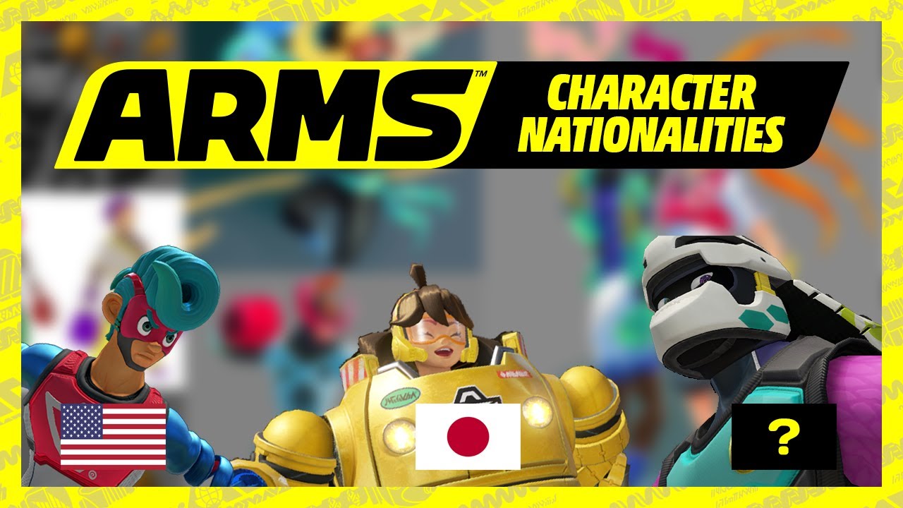 ARMS' Characters Nationalities YouTube