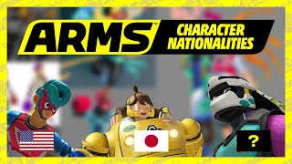 ARMS' Characters Nationalities