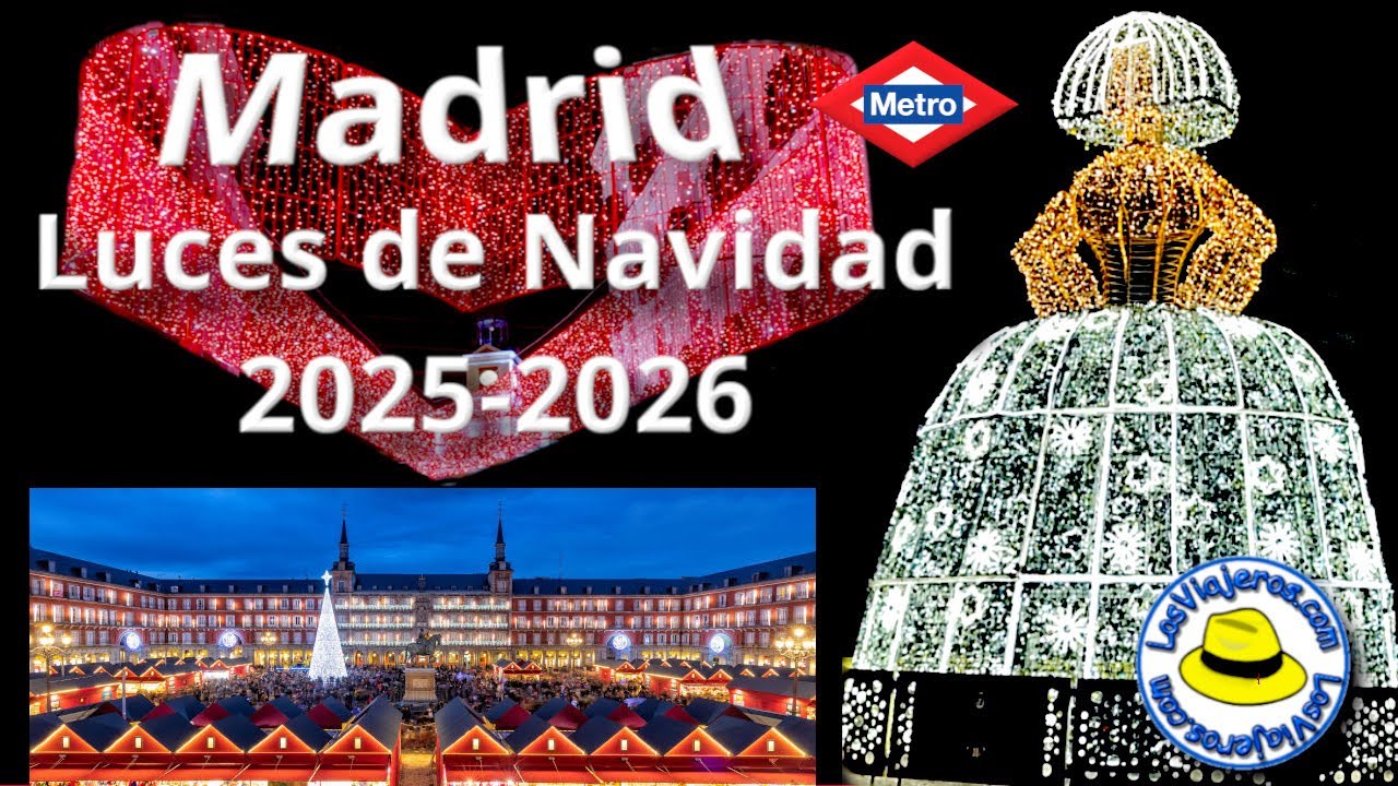 Luces de Navidad Madrid 🎄 2025-2026 💖 Madrid en Navidad