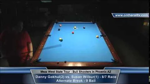 Danny Gokhul vs Susan Wilbur - Mezz WST 9 Ball - B...