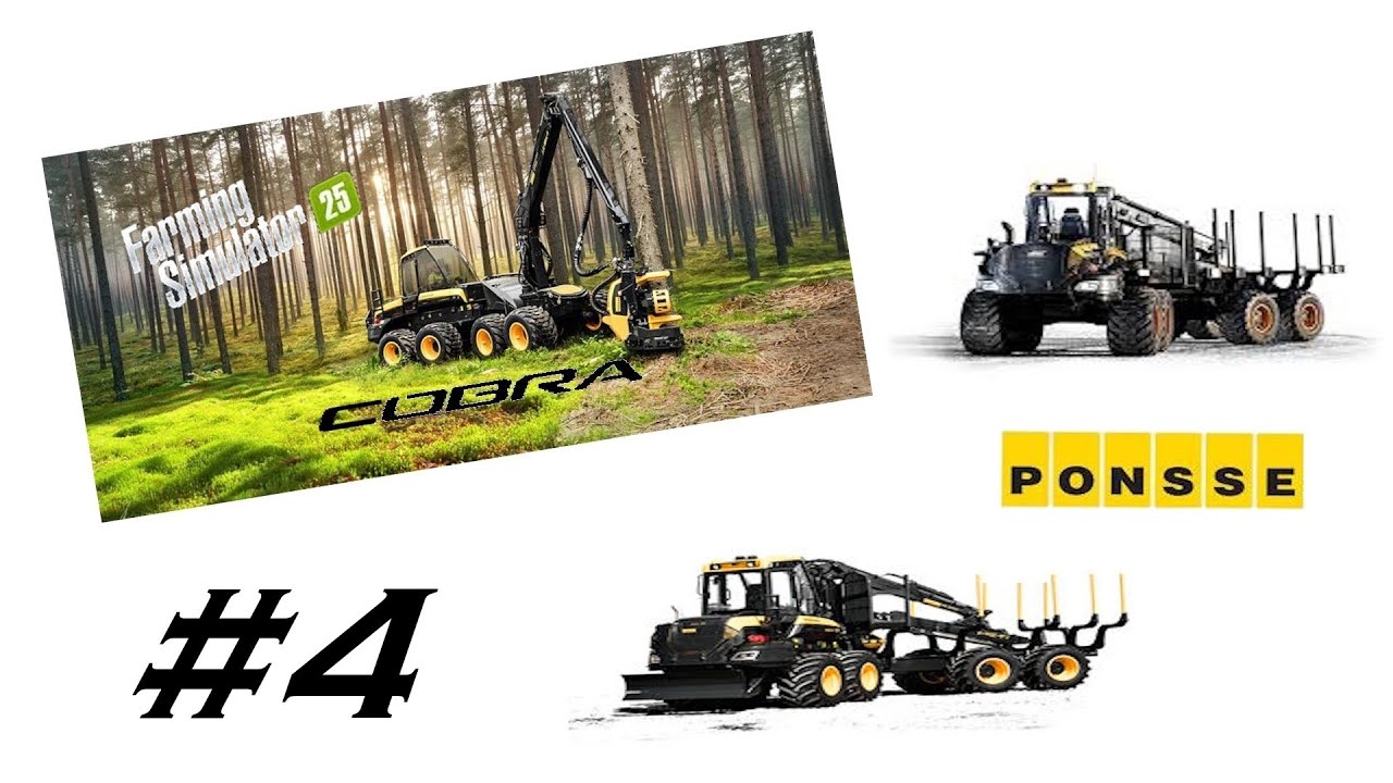 *FS 25* || PONSSE COBRA y ELEPHANT king |V0LVO | forestal mapa (PLATINATE FOREST)