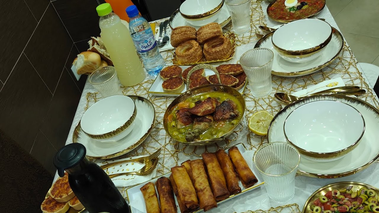   طاولة افطار 4يوم من رمضان 2026😍مرت خويا طيبتلنا طبق ثاني❤️