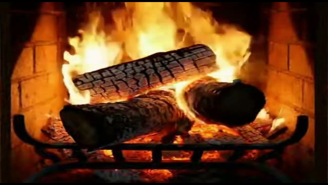 Warm Fireplace Crackling 🔥 | 5 Hours Full Screen Fire for Sleep, Focus & Relaxation