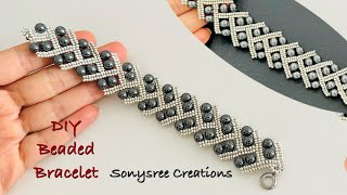 Vine Weave Bracelet || DIY Beaded Bracelet || How to make jewelry at home