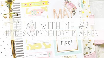 PLAN WITH ME | Heidi Swapp Memory Planner