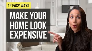 12 Easy Ways Make Your Home Look EXPENSIVE and High End | Interior Design Tips screenshot 4