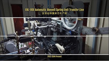 EBL-80E Automatic Bonnell Spring Unit Transfer Line