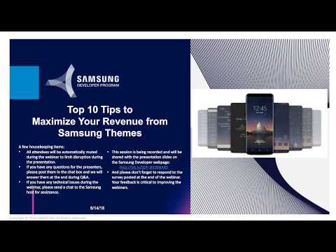 10 najboljših nasvetov za povečanje vašega prihodka s temami Samsung