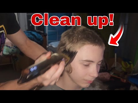 How to give a quick Trim up!  8 on top, 4 on the sides, 6 to blend. 