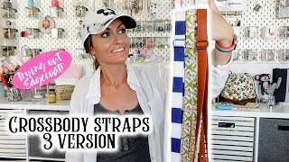 Bag Making Basics: Crossbody Straps! Let’s Look At Three Versions!
